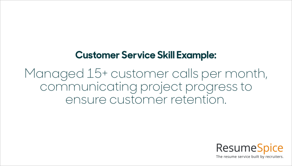 Customerservice - Resumespice Customer Service Skills