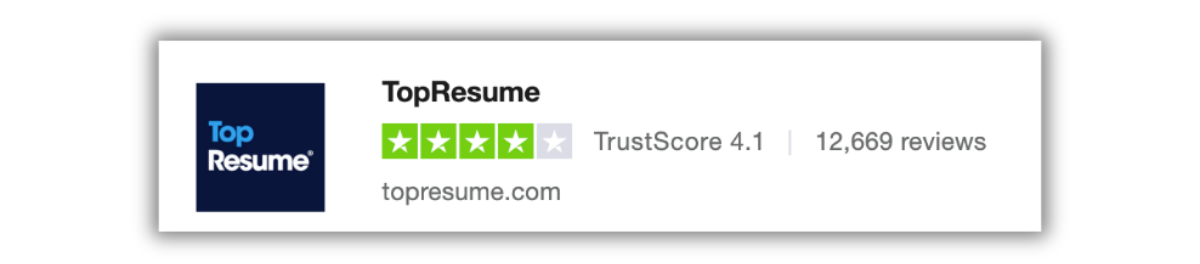 Topresume Trustpilot Reviews 