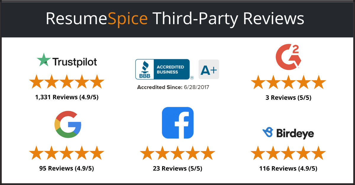 Resumespice Online Reviews for Professional Resume Writing 