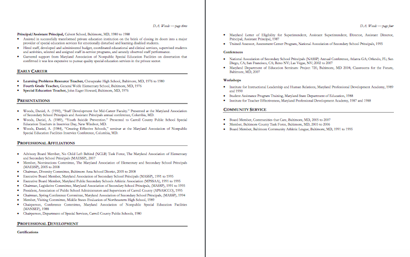 Cv Example 2 - Resumespice Cv Example 2