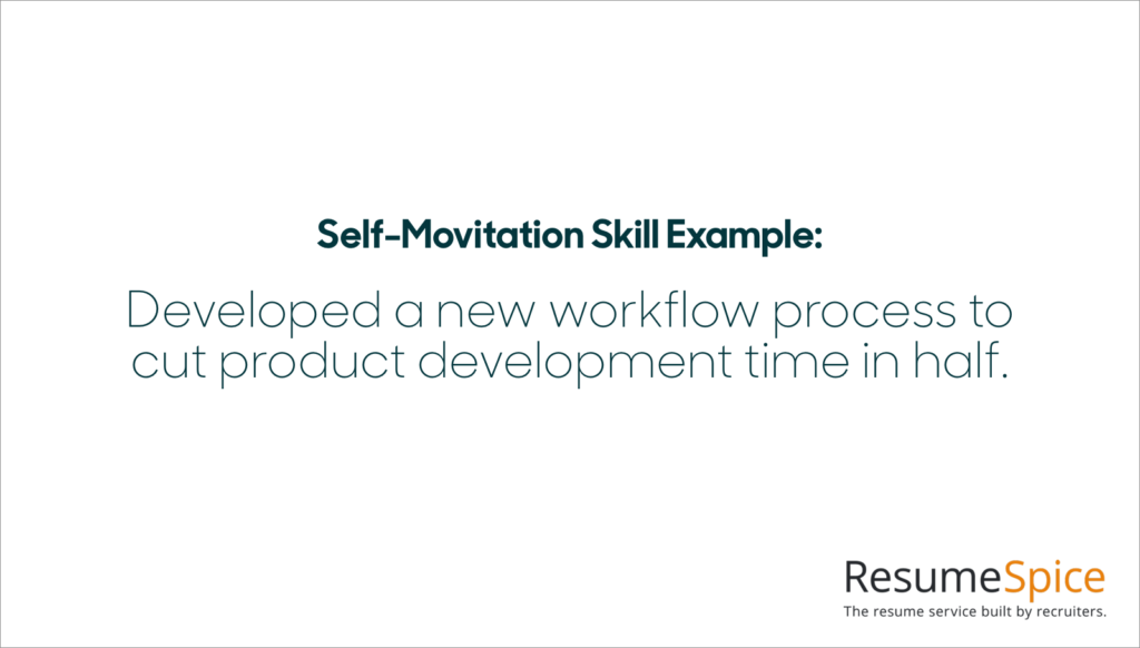 Selfmotivation - Resumespice Self Motivation Skills
